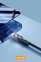 Azeada Lightning PD-B94i seffaf Data Kablosu Siyah - 3