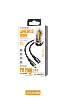 Azeada Type-C To Lightning PD PD-B54i Bez Data Kablosu Siyah - 2
