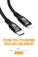 Azeada Type-C To Lightning PD PD-B54i Bez Data Kablosu Siyah - 4