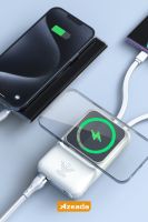 Azeada AZ-P19 22,5W 10000mAh Power Bank Dahili Kablolu Beyaz - 4