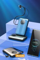 Azeada PD-P94 22,5W 10000mAh Power Bank Dahili Kablolu Yesil - 8