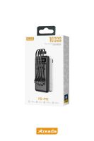 Azeada PD-P92 2,1A 10000mAh Power Bank Dahili Kablolu Beyaz - 7