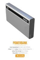 Azeada PD-P26  20000mAh Power Bank Beyaz - 9