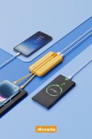 Azeada AZ-P10 22,5W 10000mAh Power Bank Dahili Kablolu Siyah - 4