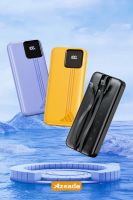 Azeada AZ-P11 22,5W 20000mAh Power Bank Dahili Kablolu Mor - 8