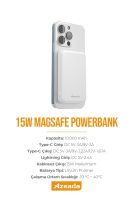 Azeada PD-V10 Wireless 15W 10000mAh Power Bank Beyaz - 10