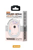 Azeada AZ-P14 22,5W 10000mAh Power Bank Dahili Kablolu Pembe - 2