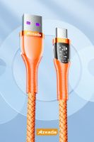 Azeada USB to Type-c PD-B88a  Data Kablosu Turuncu - 8