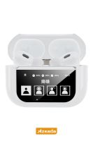 Azeada AZ-BT12  Dijital Göstergeli   Bluetooth Kulaklık Beyaz - 1