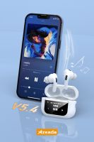 Azeada AZ-BT12  Dijital Göstergeli   Bluetooth Kulaklık Beyaz - 3