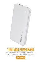 Azeada PD-P107 5V-2A 10000mAh Power Bank Beyaz - 9