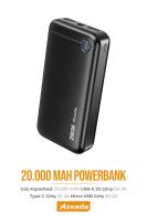 Azeada PD-P108 5V-2A 20000mAh Power Bank Siyah - 4
