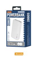 Azeada PD-P108 5V-2A 20000mAh Power Bank Beyaz - 7
