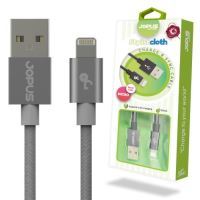 Jopus iPhone 7\7 Plus JO-DK3 1.2mt Stylish Cloth Data Kablosu Füme - 6