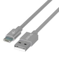 Jopus  Micro JO-DK3 1.2mt Stylish Cloth Data Kablosu Gri - 4