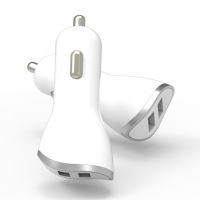 Jopus Universal Universal JO-A5 Tonish JO-A5 Tonish USB Head With 2 USB Port 2400 mAh In-Car Charger Beyaz - 4