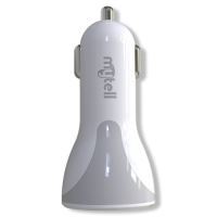 Mytell Universal Universal MY-A6 Pro MY-A6 Pro USB Head With 2 USB Port 2100 mAh In-Car Charger Beyaz - 4