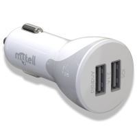 Mytell Universal Type C MY-A6 Pro 2IN1 2 USB'li 2100 mAh Araç Sarji Beyaz - 2