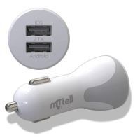 Mytell Universal Type C MY-A6 Pro 2IN1 2 USB'li 2100 mAh Araç Sarji Beyaz - 5