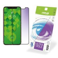Jopus iPhone XS CEK-122 Ultra Viole 10D  Ekran Koruyucu Siyah - 1