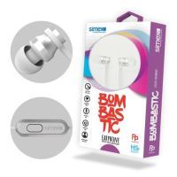 Simex SPD-04 Bombastic Universal 3,5 Microphone Earphone Gri Beyaz - 1