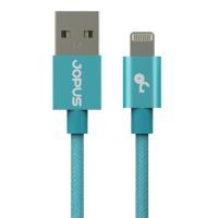 Jopus iPhone 7\7 Plus JO-DK3 1.2mt Stylish Cloth Data Kablosu Mavi - 13