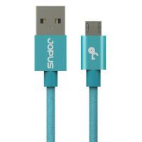 Jopus  Micro JO-DK3 1.2mt Stylish Cloth Data Kablosu Mavi - 13