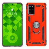 Jopus Samsung S20 Plus JS-225 Zirh   Silikon Kilif Kirmizi - 6