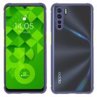 Jopus Oppo A91 JS-245 Zipper   Silikon Kilif Lacivert - 11
