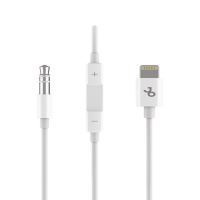 Jopus iPhone 3.5mm JA-08 Bluetooth Mode Connection With Microphone AUX Cable Beyaz - 1