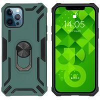 Jopus iPhone 12 / 12 Pro JS-249 Turbot   Silikon Kilif Koyu Yesil - 31