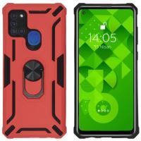 Jopus Samsung A21s JS-249 Turbot   Silikon Kilif Kirmizi - 16