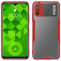 Jopus Xiaomi Poco M3 JS-250 Mellow   Silikon Kilif Kirmizi - 11