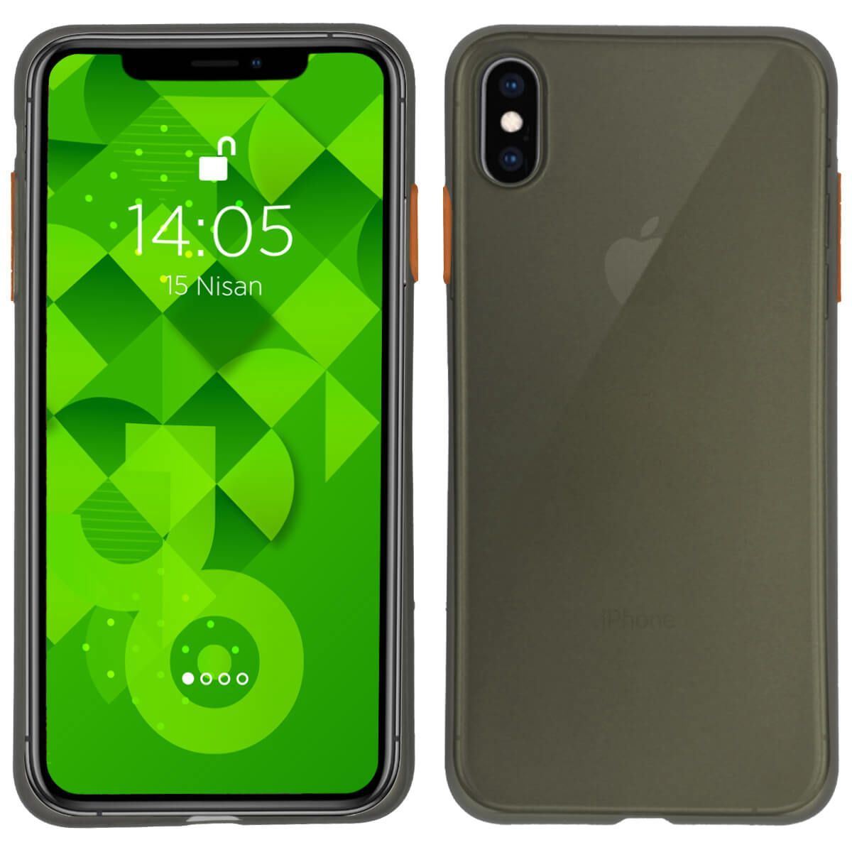 Jopus iPhone XS JS-253 Ultra Slim   Silikon Kilif Füme - 1