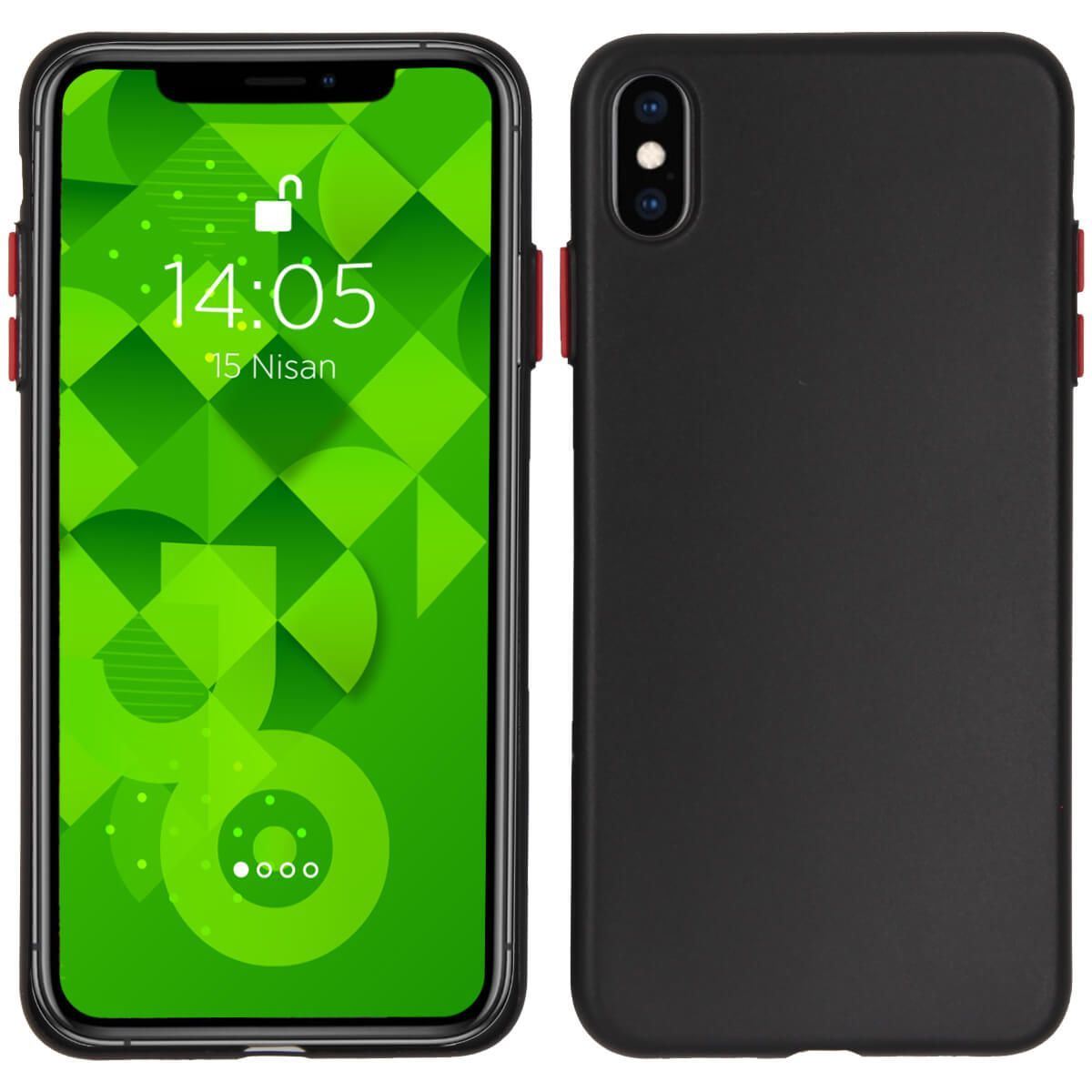 Jopus iPhone XS Max JS-253 Ultra Slim   Silikon Kilif Siyah - 1