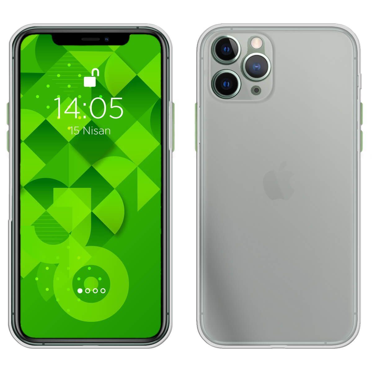 Jopus iPhone 11 Pro JS-253 Ultra Slim   Silikon Kilif Beyaz - 1