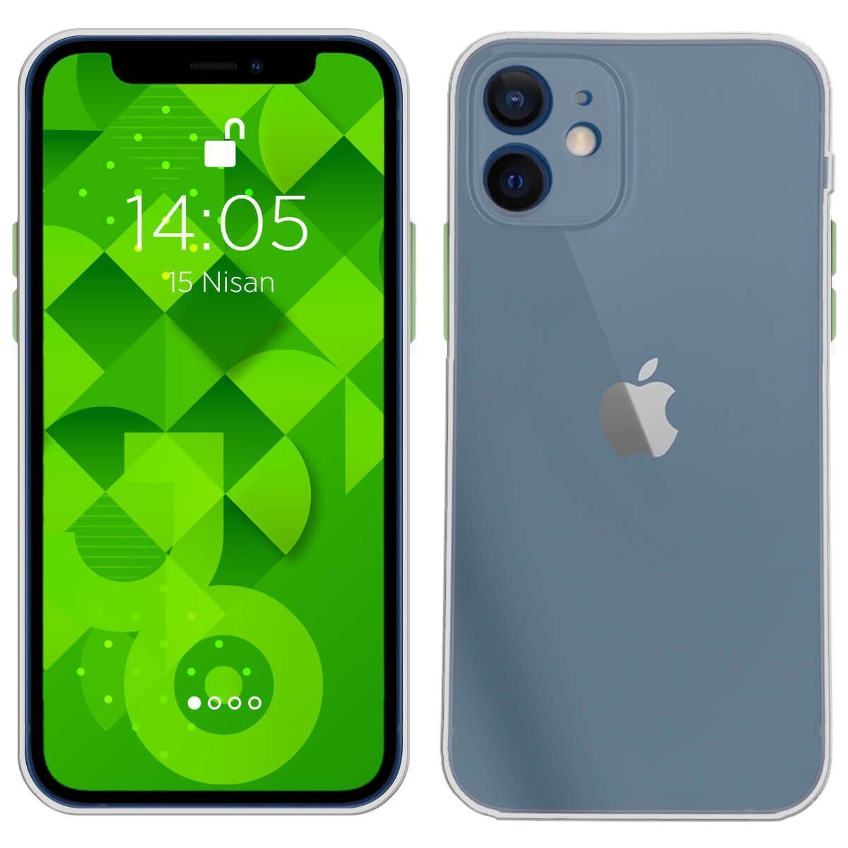 Jopus iPhone 12 JS-253 Ultra Slim Phone Case Beyaz - 1