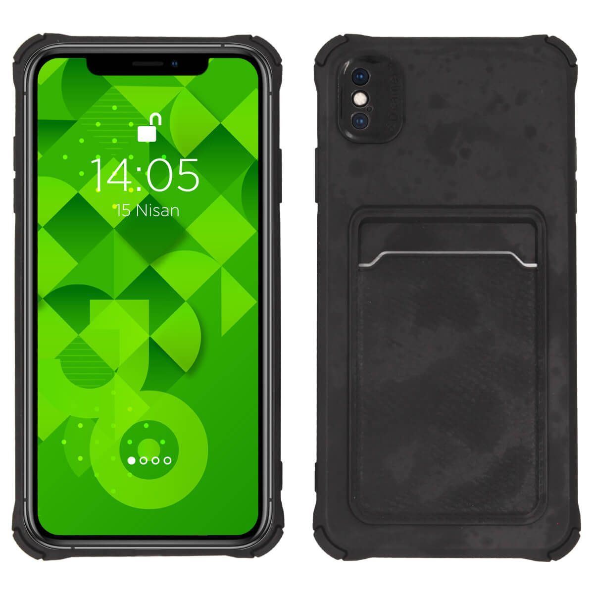 Jopus iPhone XS Max JS-254 Kangaroo Phone Case Siyah - 1