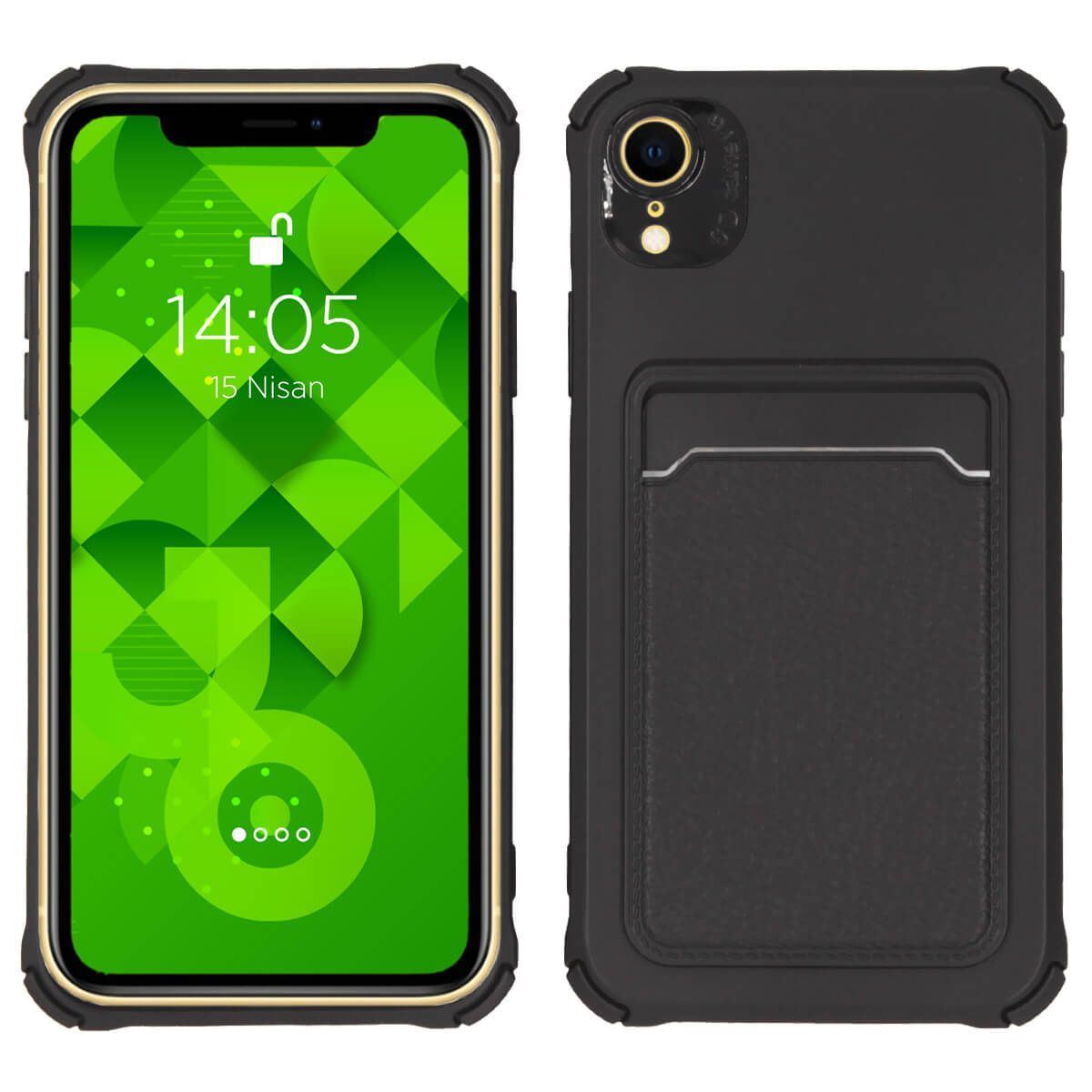 Jopus iPhone XR JS-254 Kangaroo   Silikon Kilif Siyah - 1