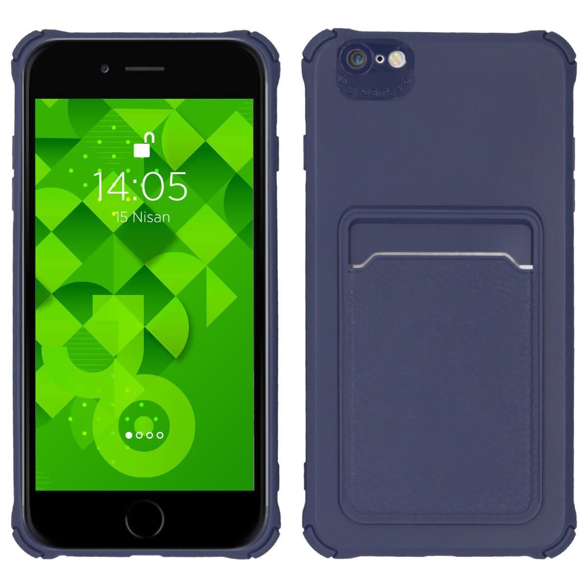 Jopus iPhone 6G Plus JS-254 Kangaroo   Silikon Kilif Mavi - 1