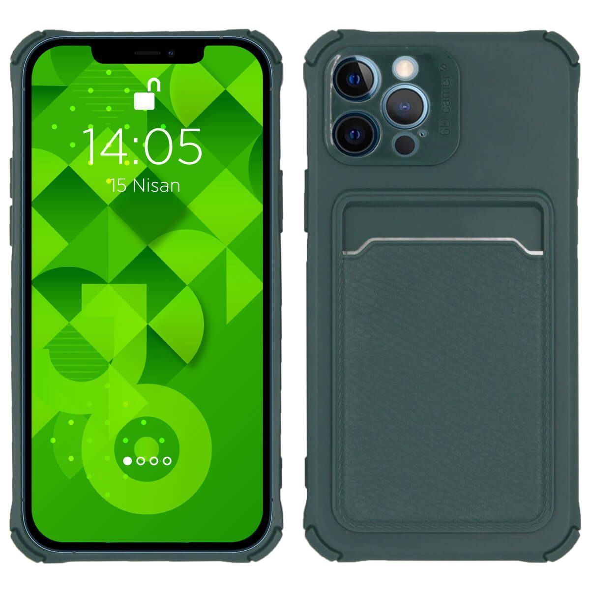 Jopus iPhone 12 Pro Max JS-254 Kangaroo Phone Case Yesil - 1