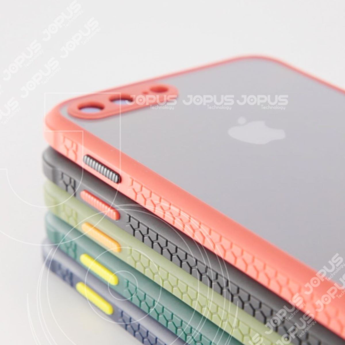 Jopus Oppo Reno5 Lite JS-245 Zipper   Silikon Kilif Yesil - 1