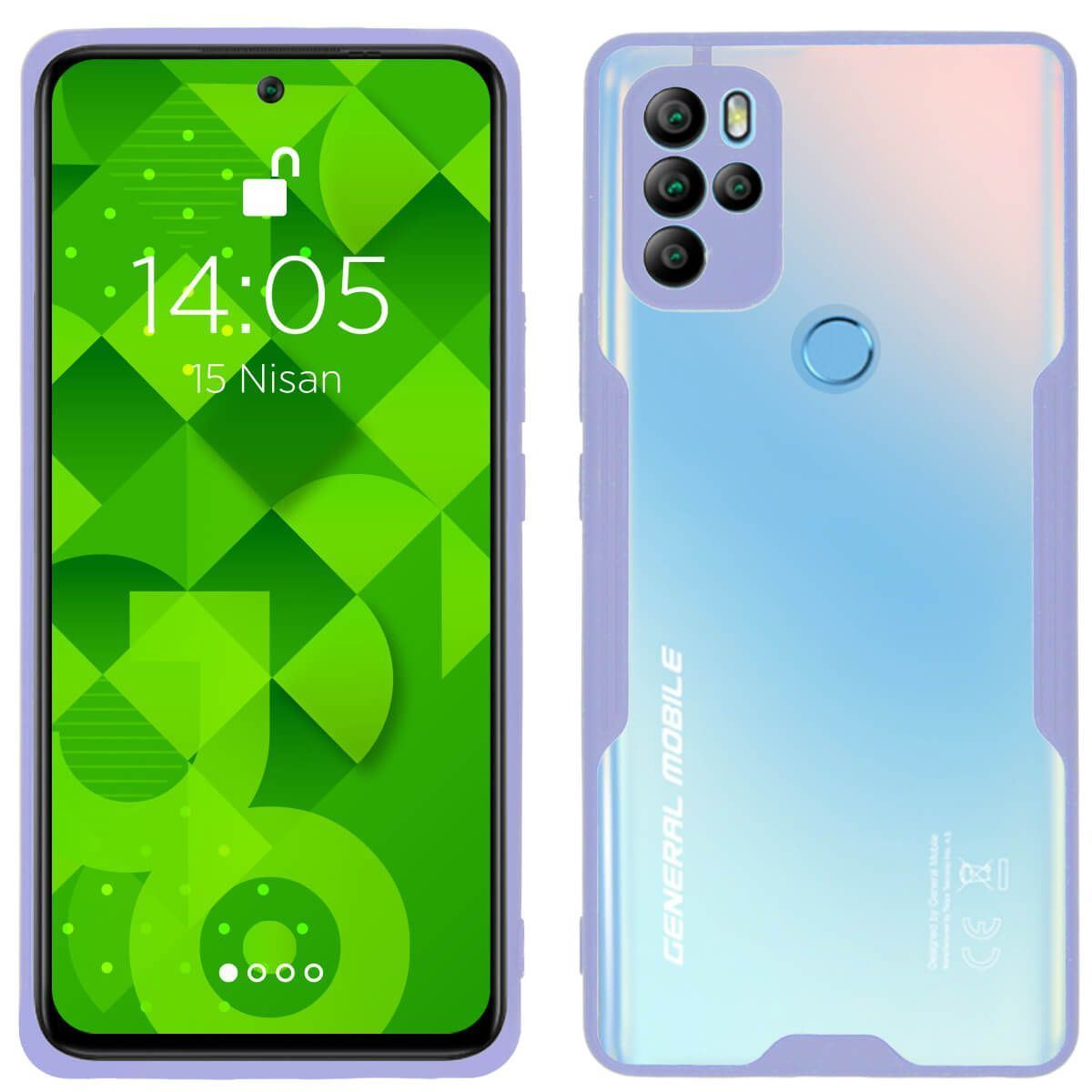 Jopus General Mobile GM21 Pro JS-250 Mellow   Silikon Kilif Lila - 1