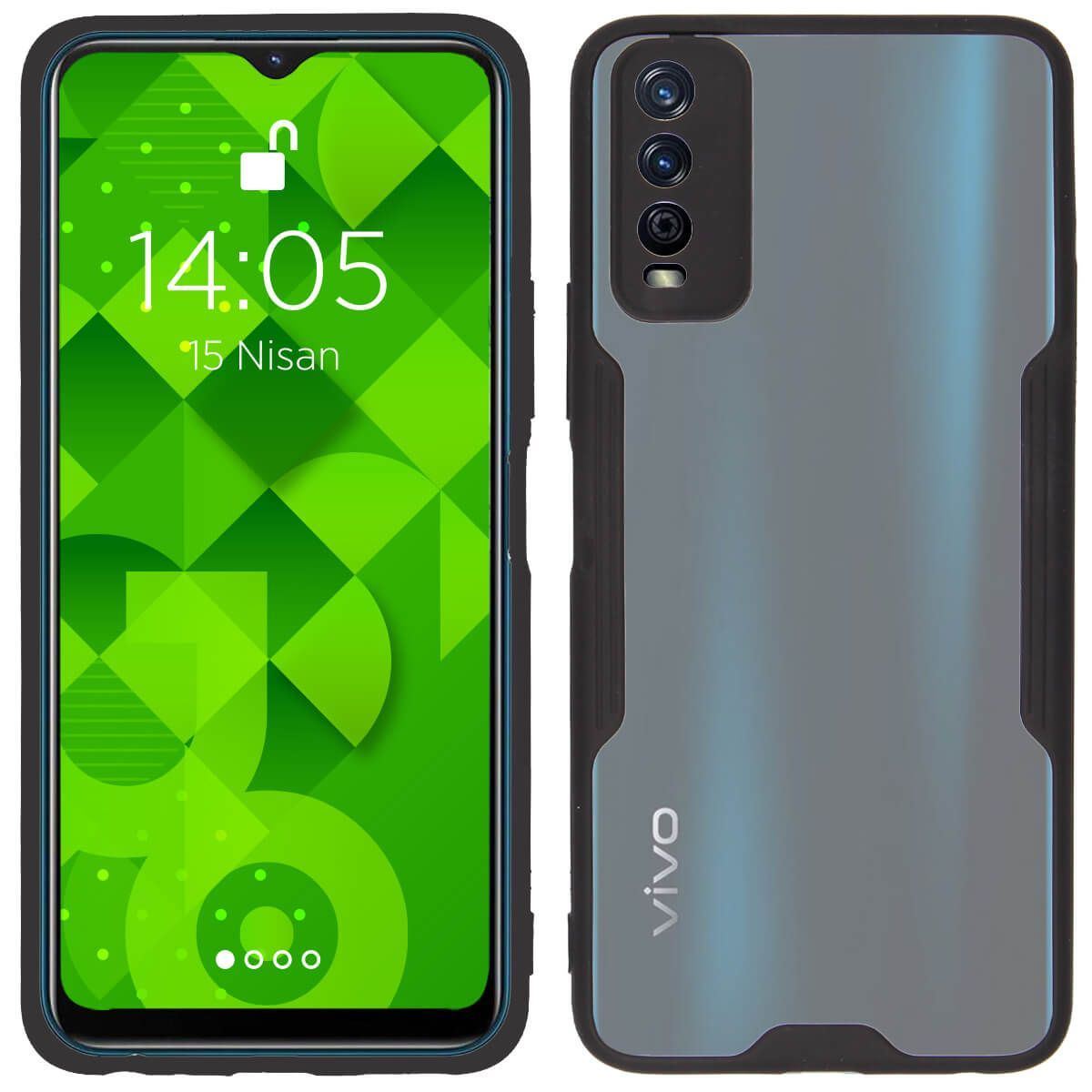 Jopus Vivo Y20 JS-250 Mellow Phone Case Siyah - 1