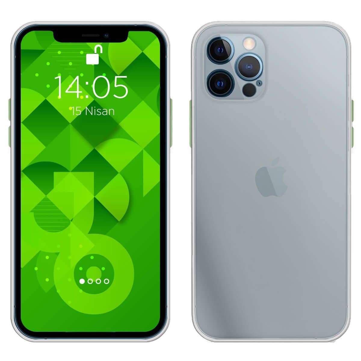 Jopus iPhone 12 Pro JS-253 Ultra Slim Phone Case Beyaz - 1