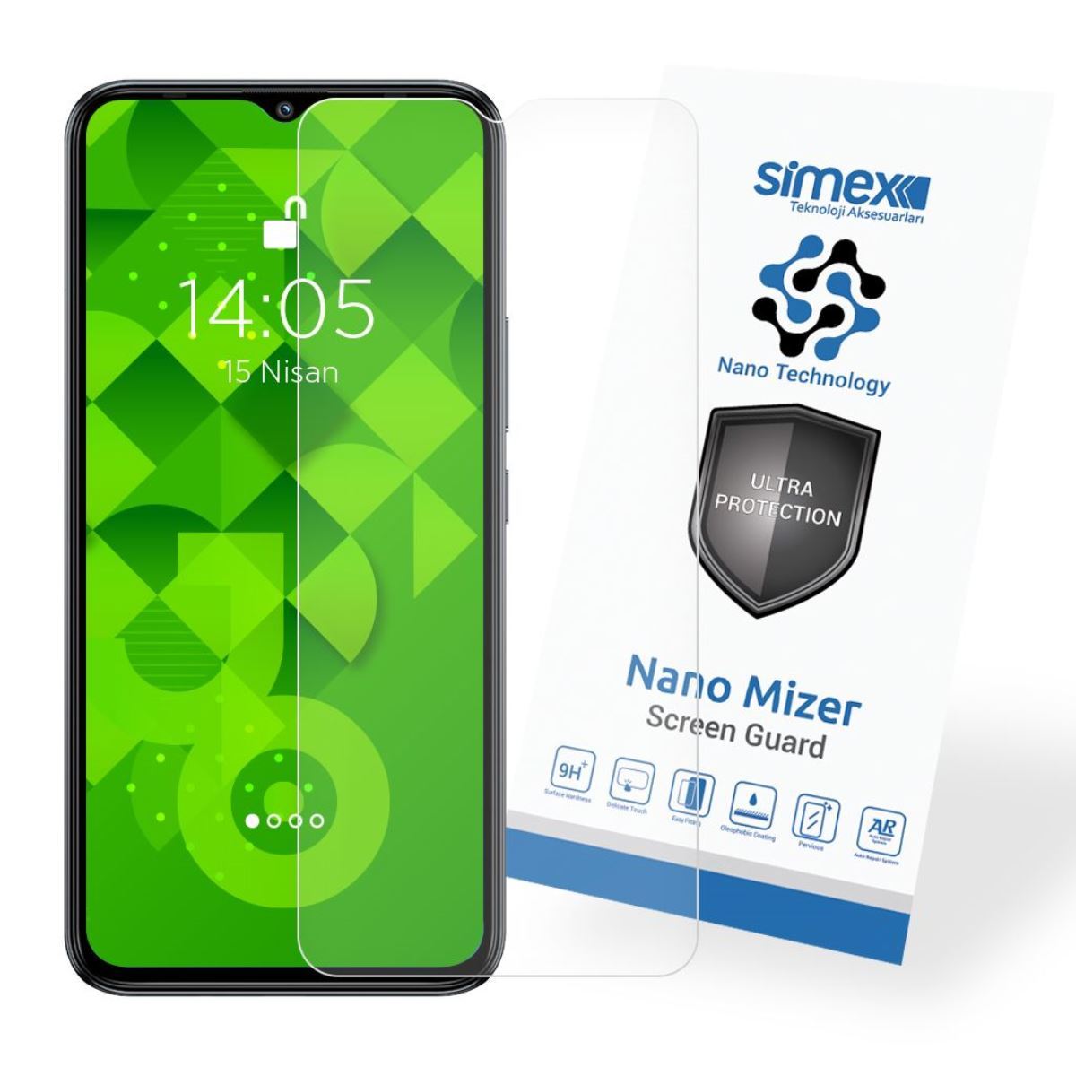 Simex Infinix Smart 5 CEK-110 Nano Mizer Screen Protector Seffaf - 1