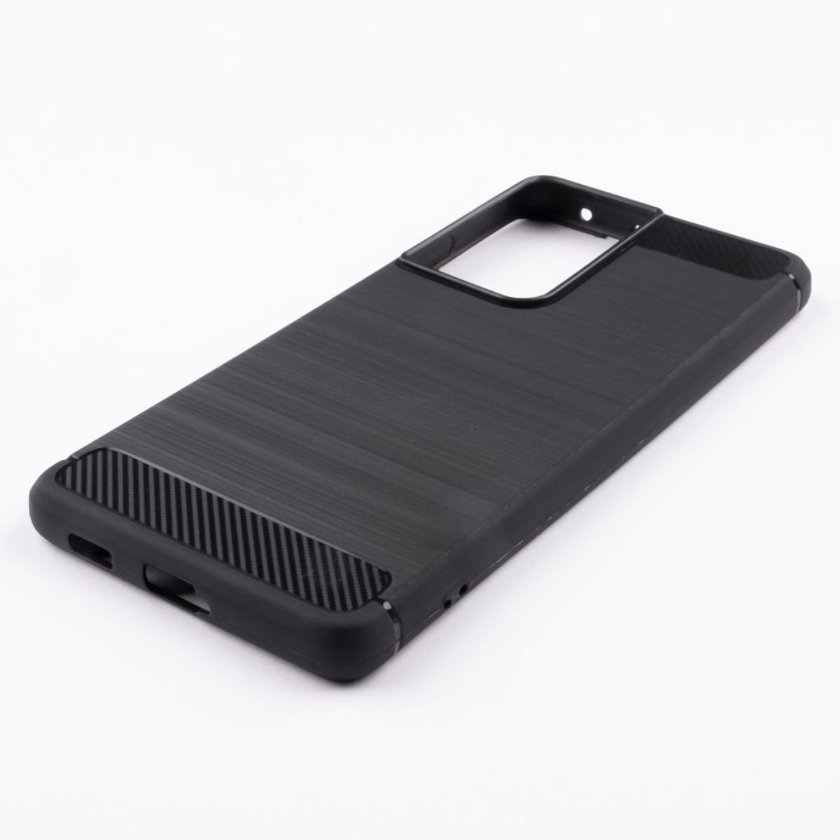 Jopus Samsung S21 Ultra JS-267 Carbon  Silikon Kilif Siyah - 1