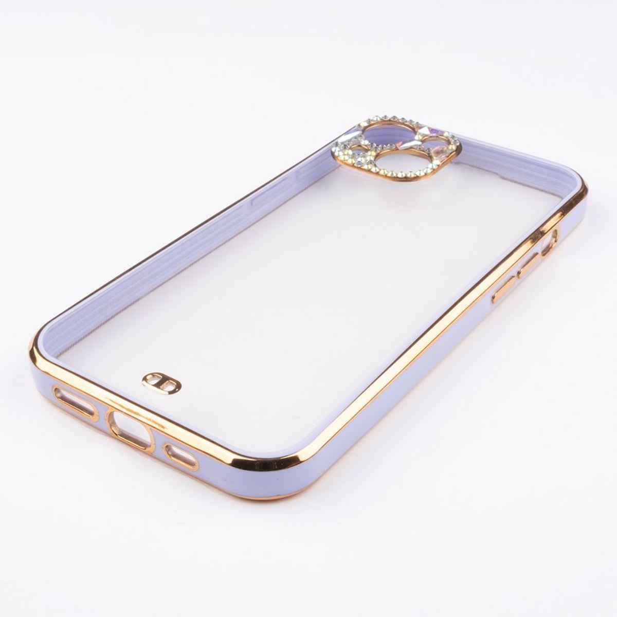 Jopus iPhone 13 JS-273 Stone  Silikon Kilif Lila - 1