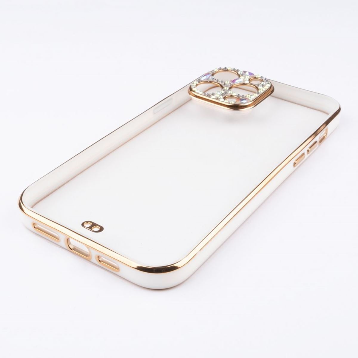 Jopus iPhone 13 Pro Max JS-273 Stone  Silikon Kilif Beyaz - 1