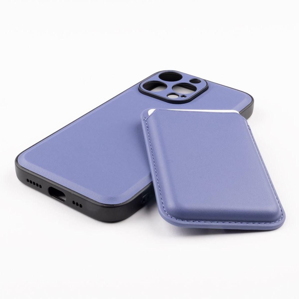 Jopus iPhone 13 Pro JS-275 Gravity Cüzdanli Silikon Kilif Açik Mavi - 1